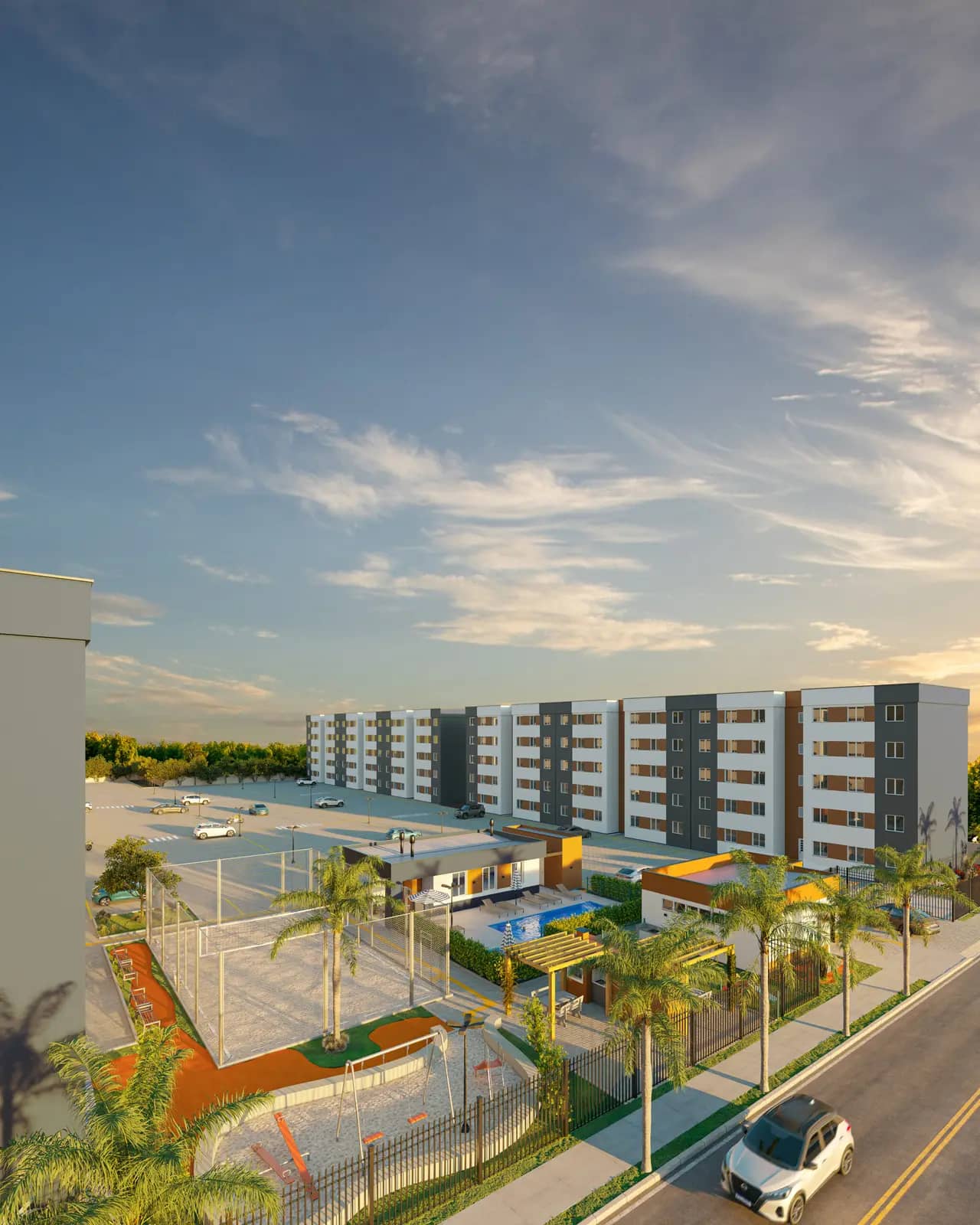 Fachada do Residencial Arizona
