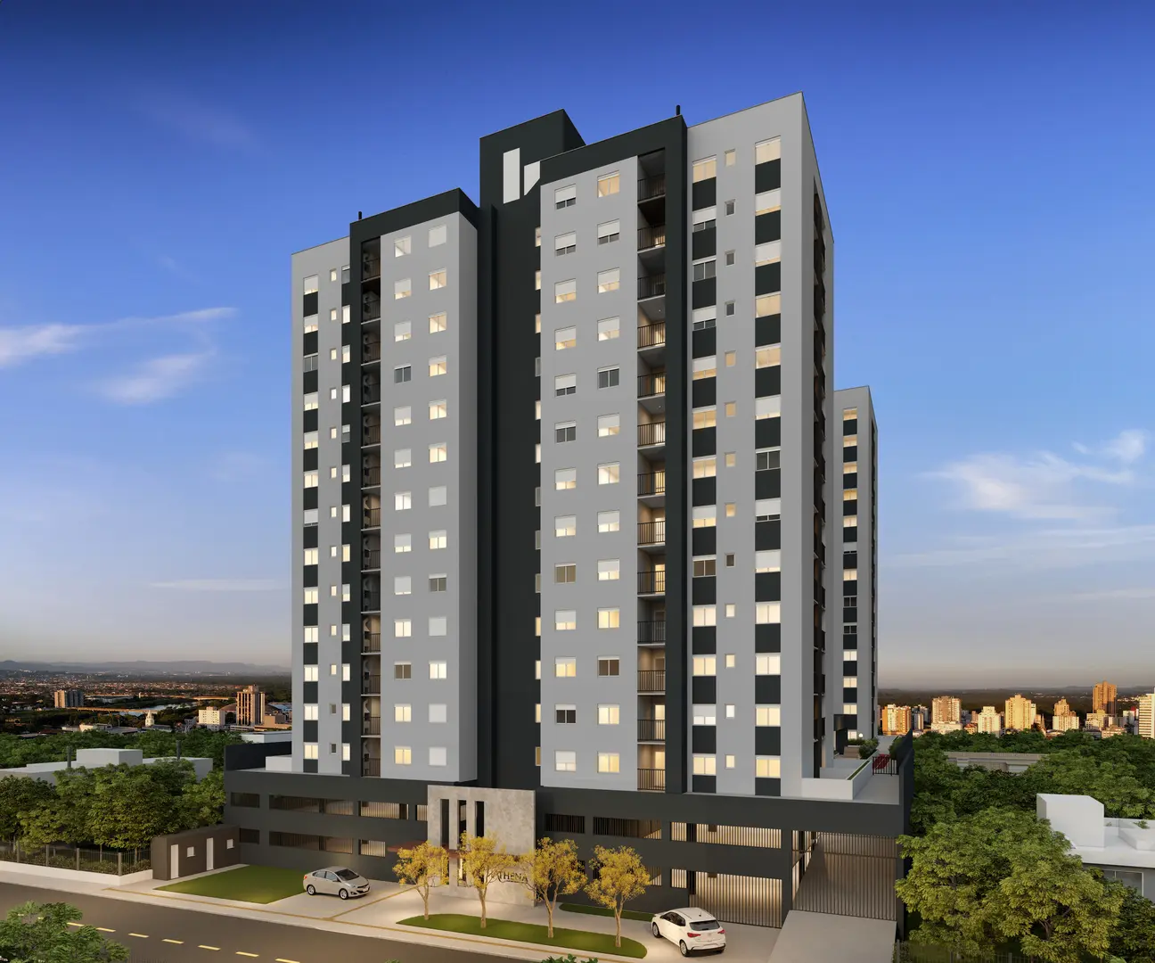 Fachada do Residencial Athena