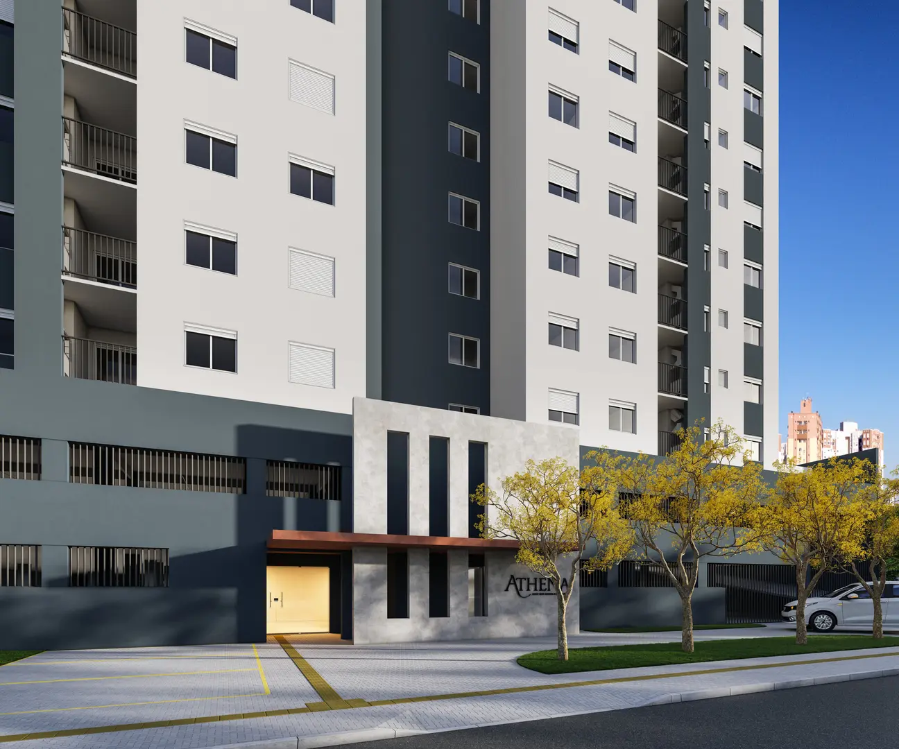 Entrada do Residencial Athena