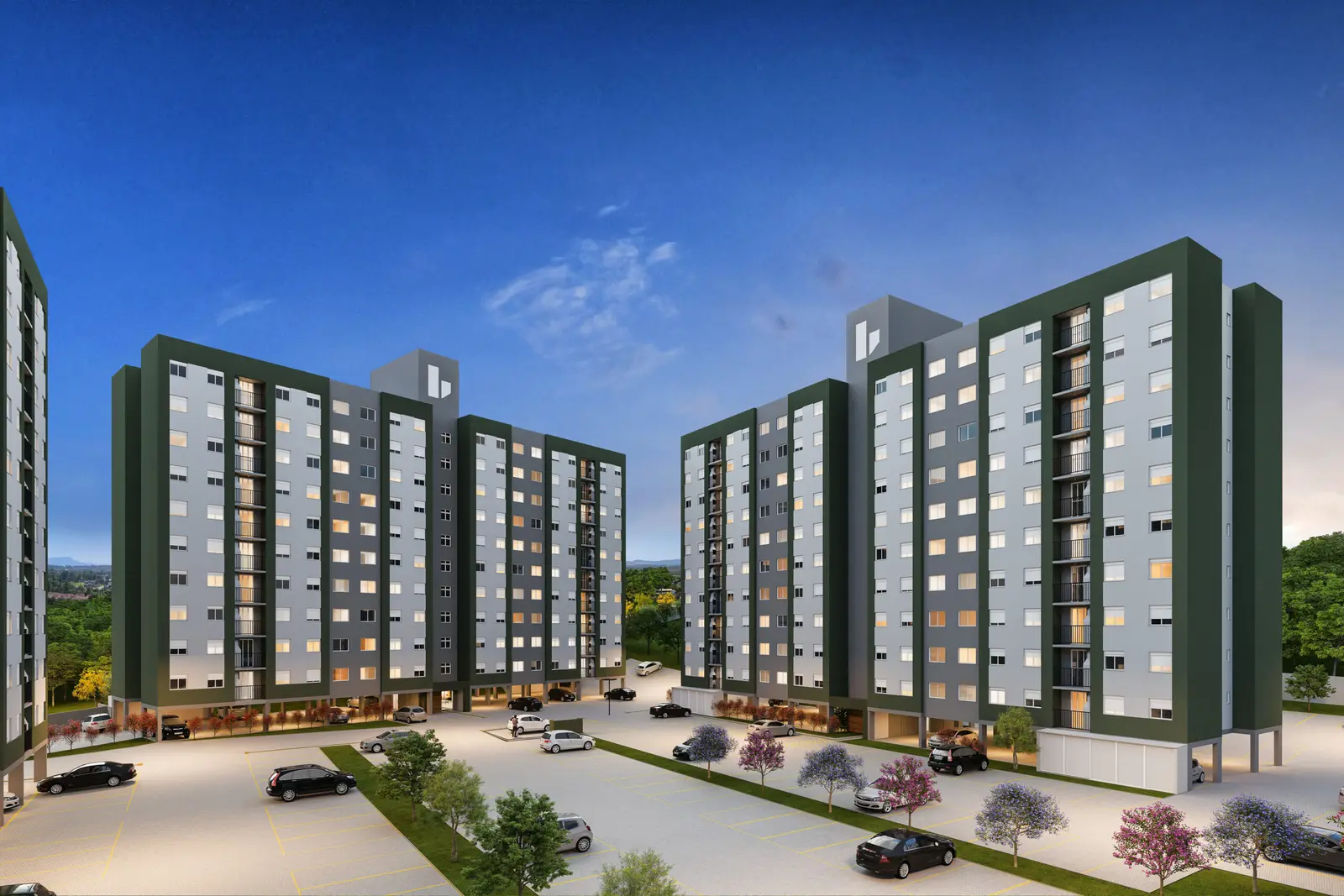 Fachada do Residencial Viena