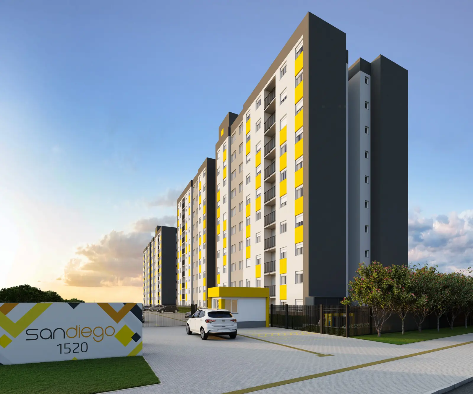 Torres do Residencial San Diego em Gravataí