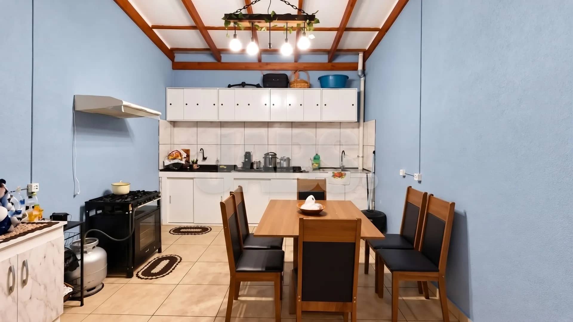 Cozinha — Casa mobiliada de 145 m² com 2 quartos no Mato Grande