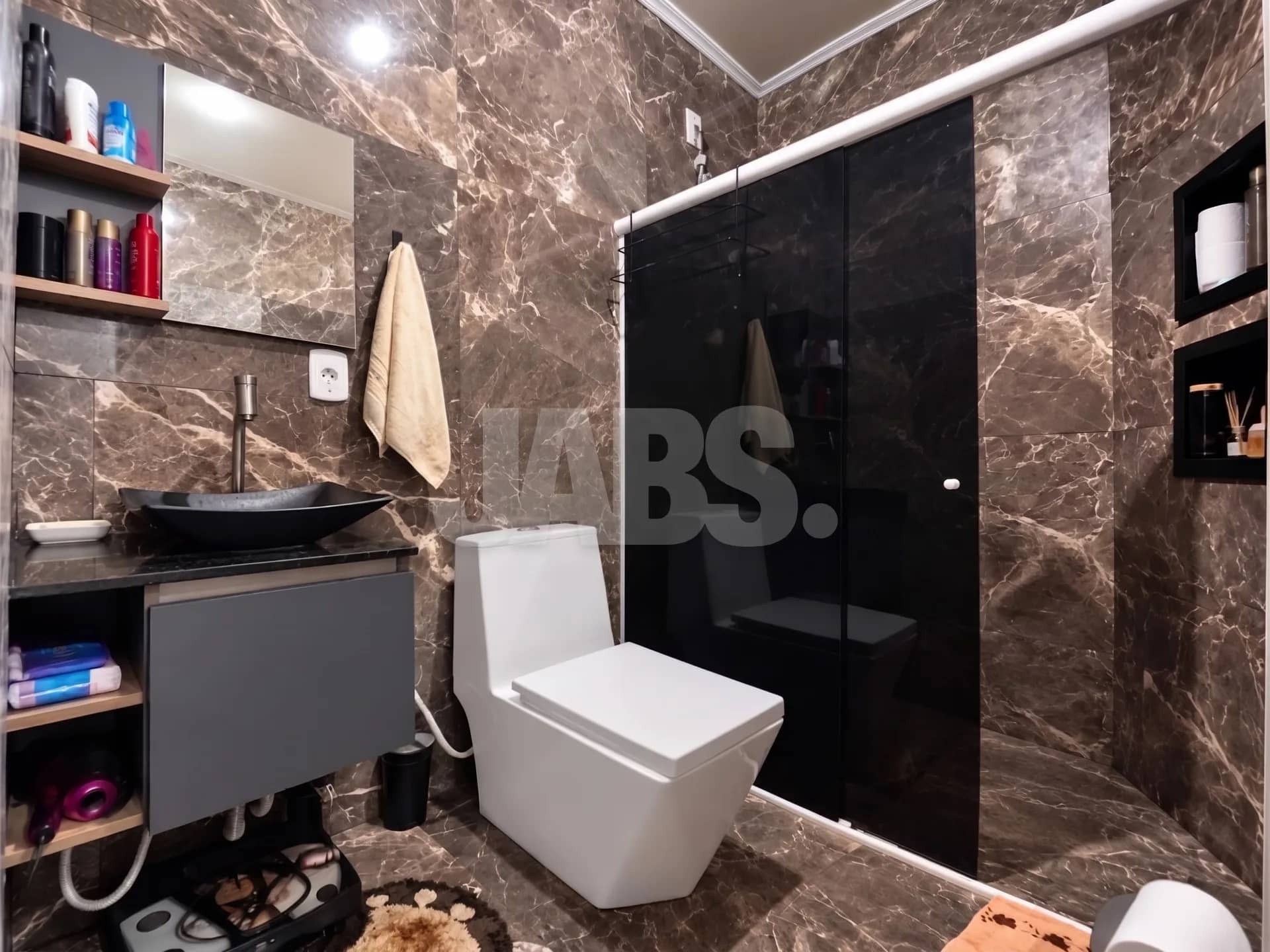 Banheiro — Casa mobiliada de 145 m² com 2 quartos no Mato Grande