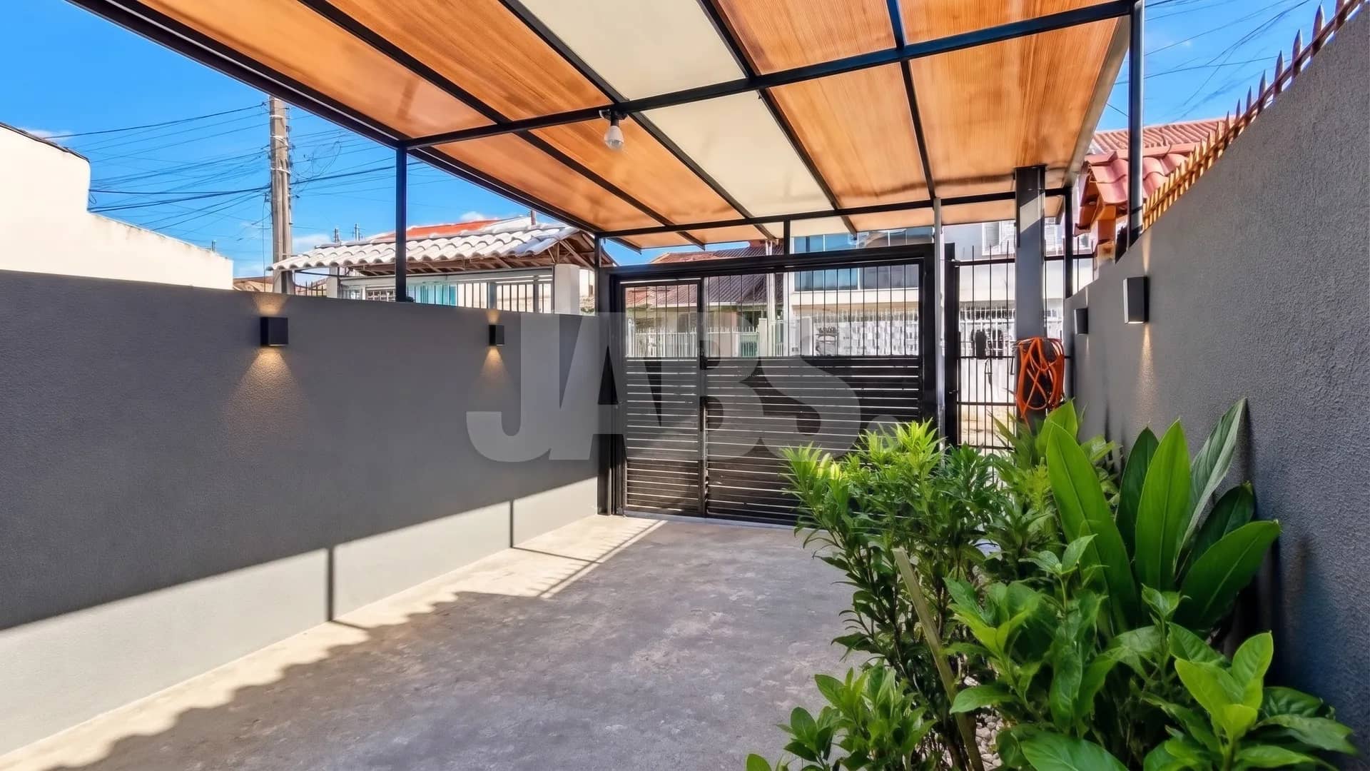 Pátio coberto — Casa mobiliada de 145 m² com 2 quartos no Mato Grande