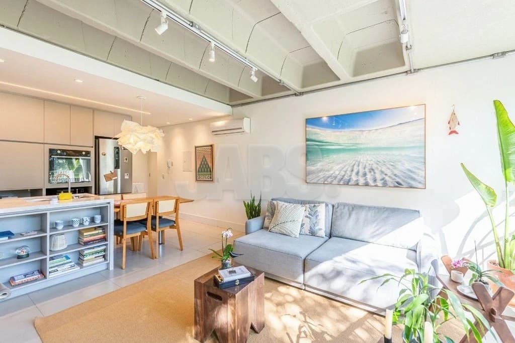 Apartamento mobiliado de 1 quarto com closet e churrasqueira em Petrópolis, foto 1