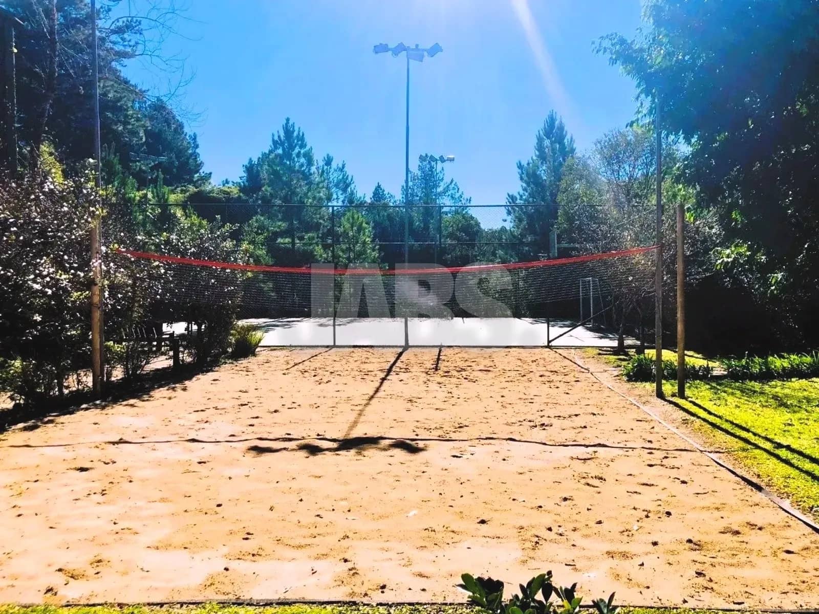 Quadra de vôlei de areia