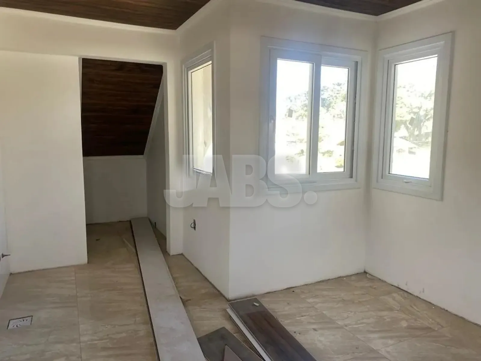 Sala de estar e jantar integradas
