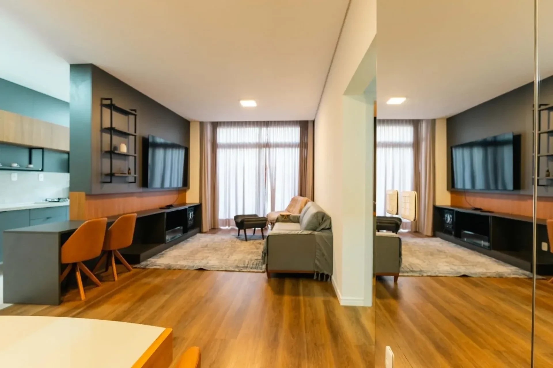 Living integrado com home office