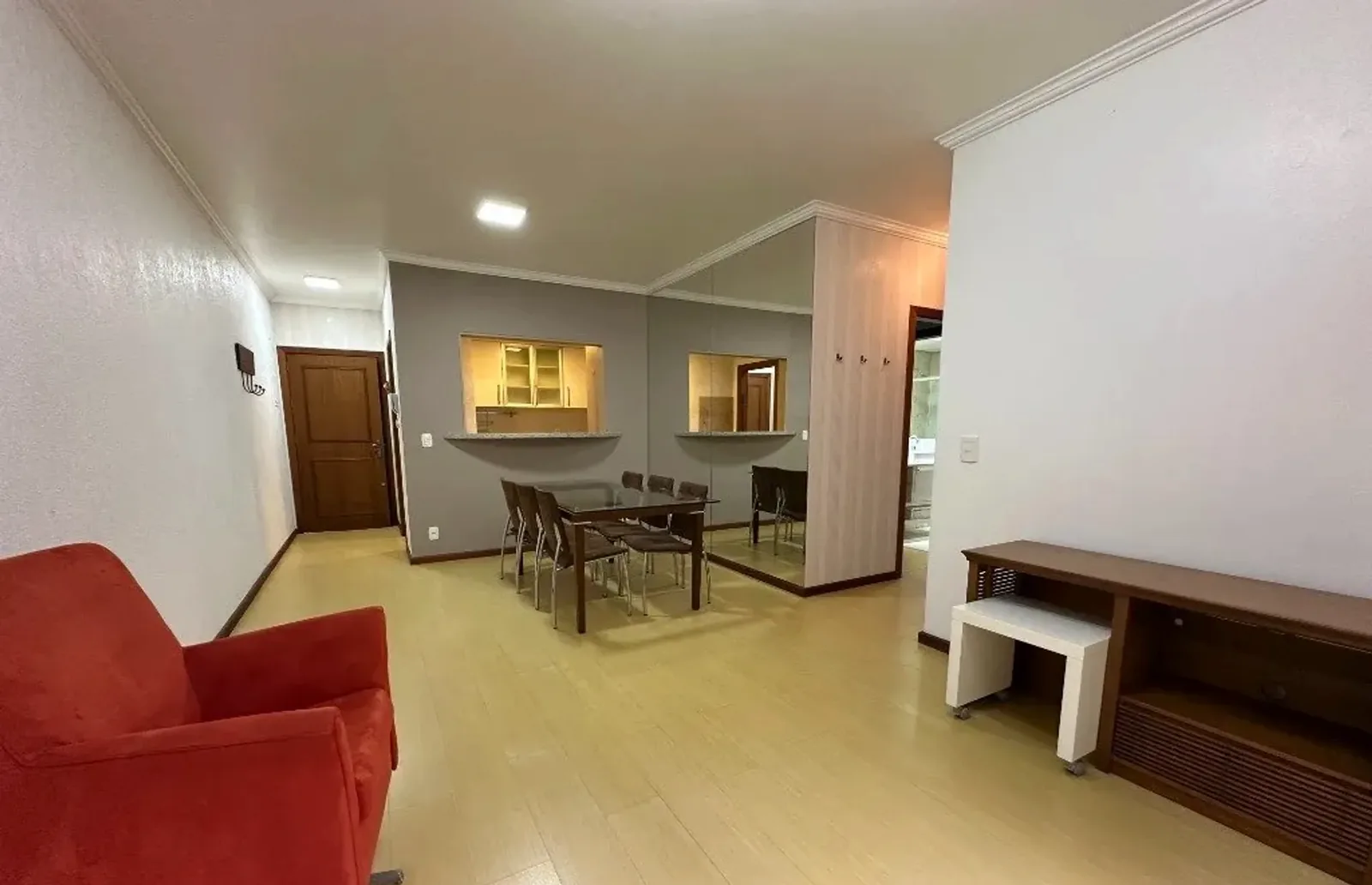 Living e sala de jantar