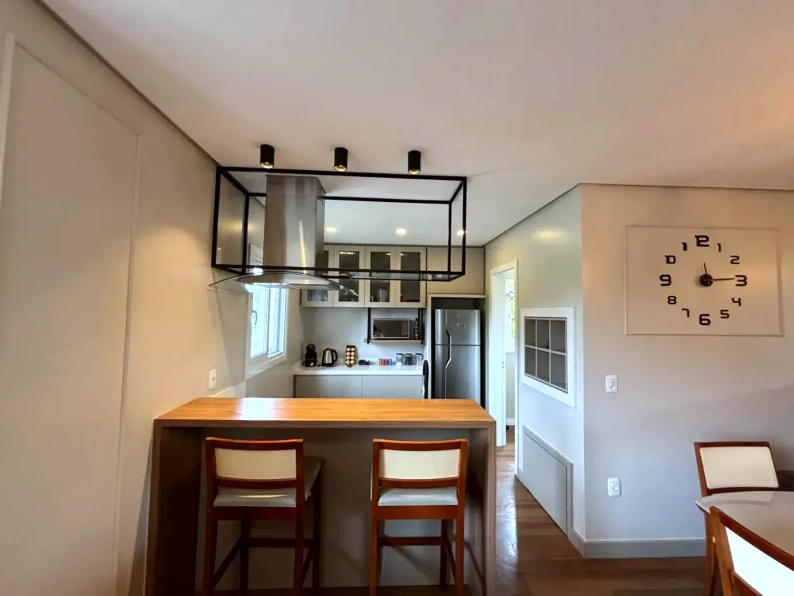 Cozinha integrada com bancada