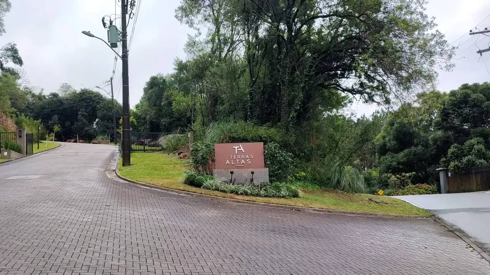 Entrada do Loteamento Terras Altas