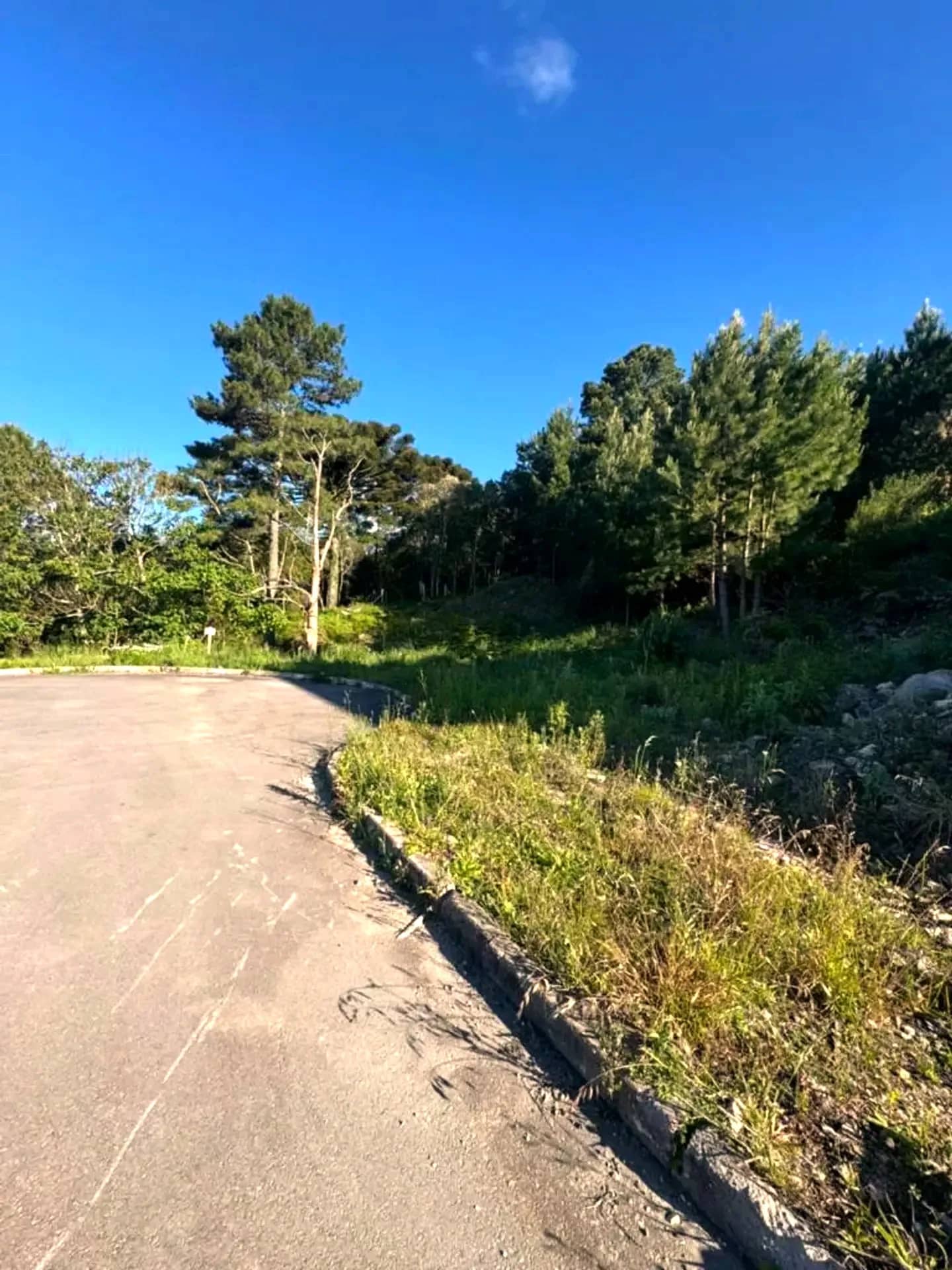 Rua de acesso ao terreno