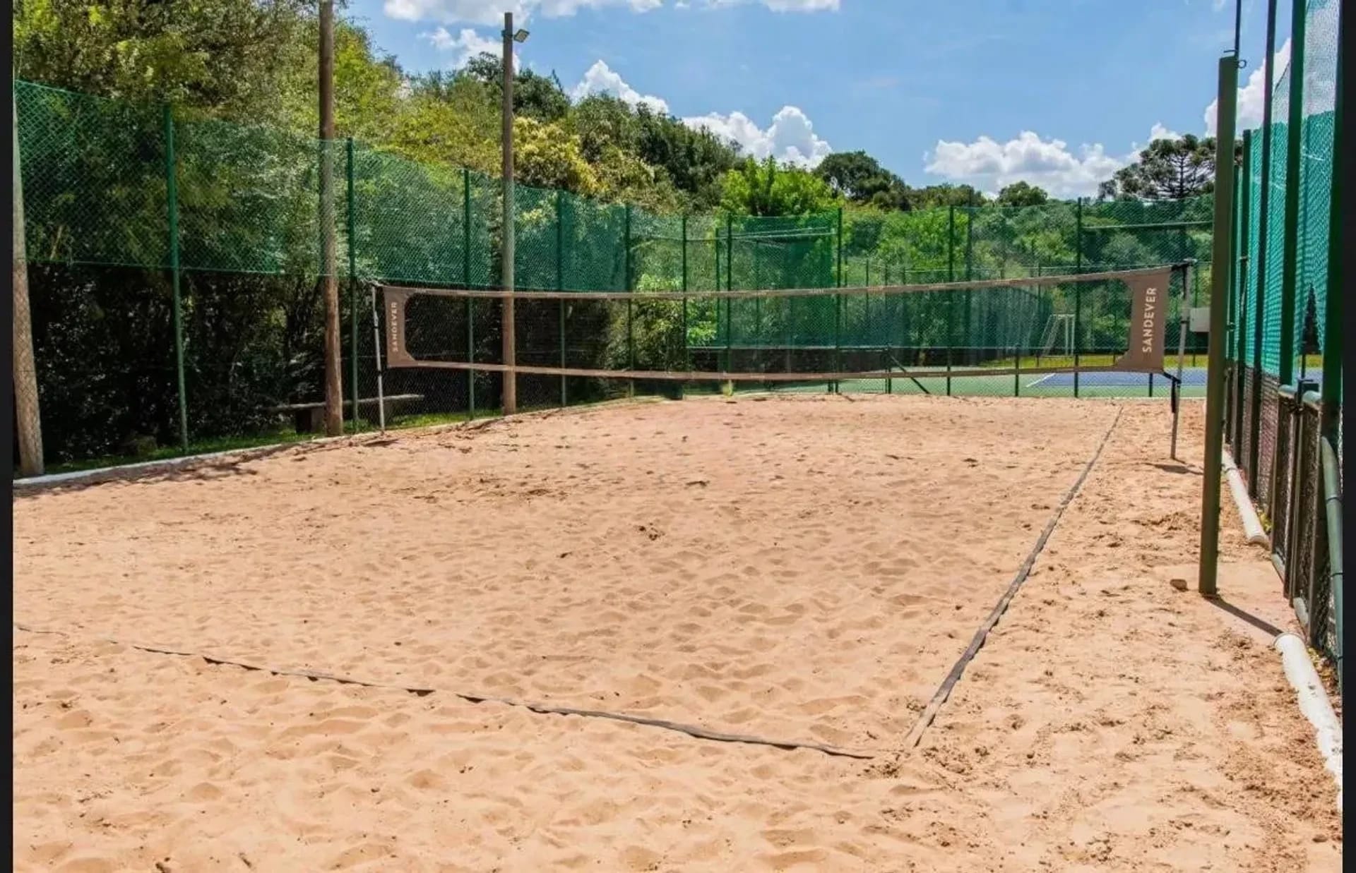 Quadra de vôlei de areia
