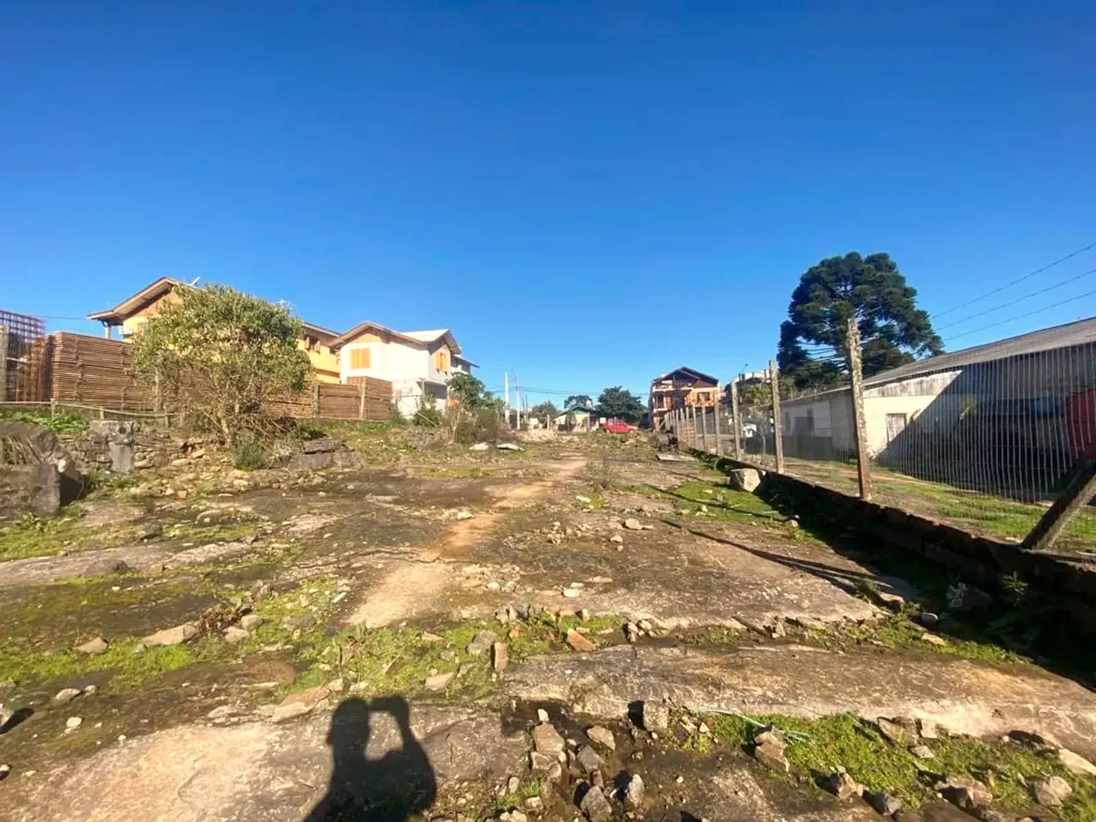 Frente do terreno