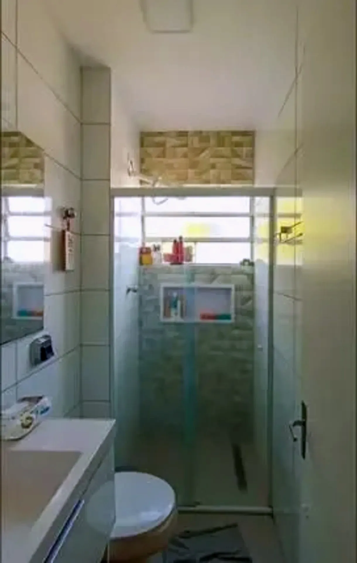 Banheiro social com box