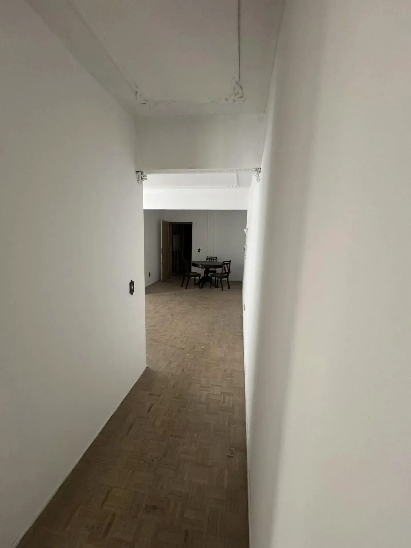 Corredor de acesso aos dormitórios