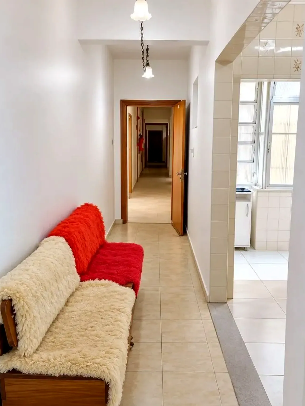 Circulação do apartamento