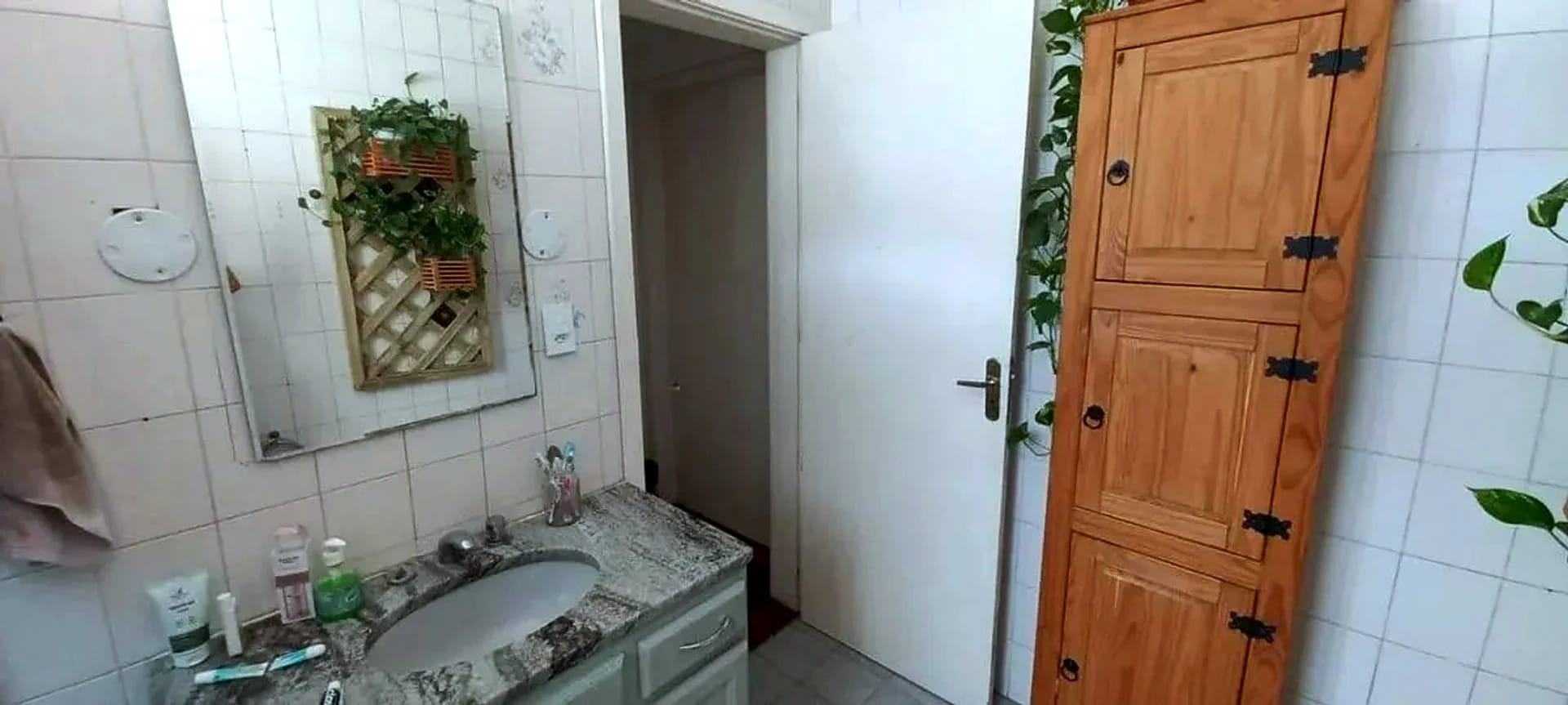 Corredor de acesso aos dormitórios