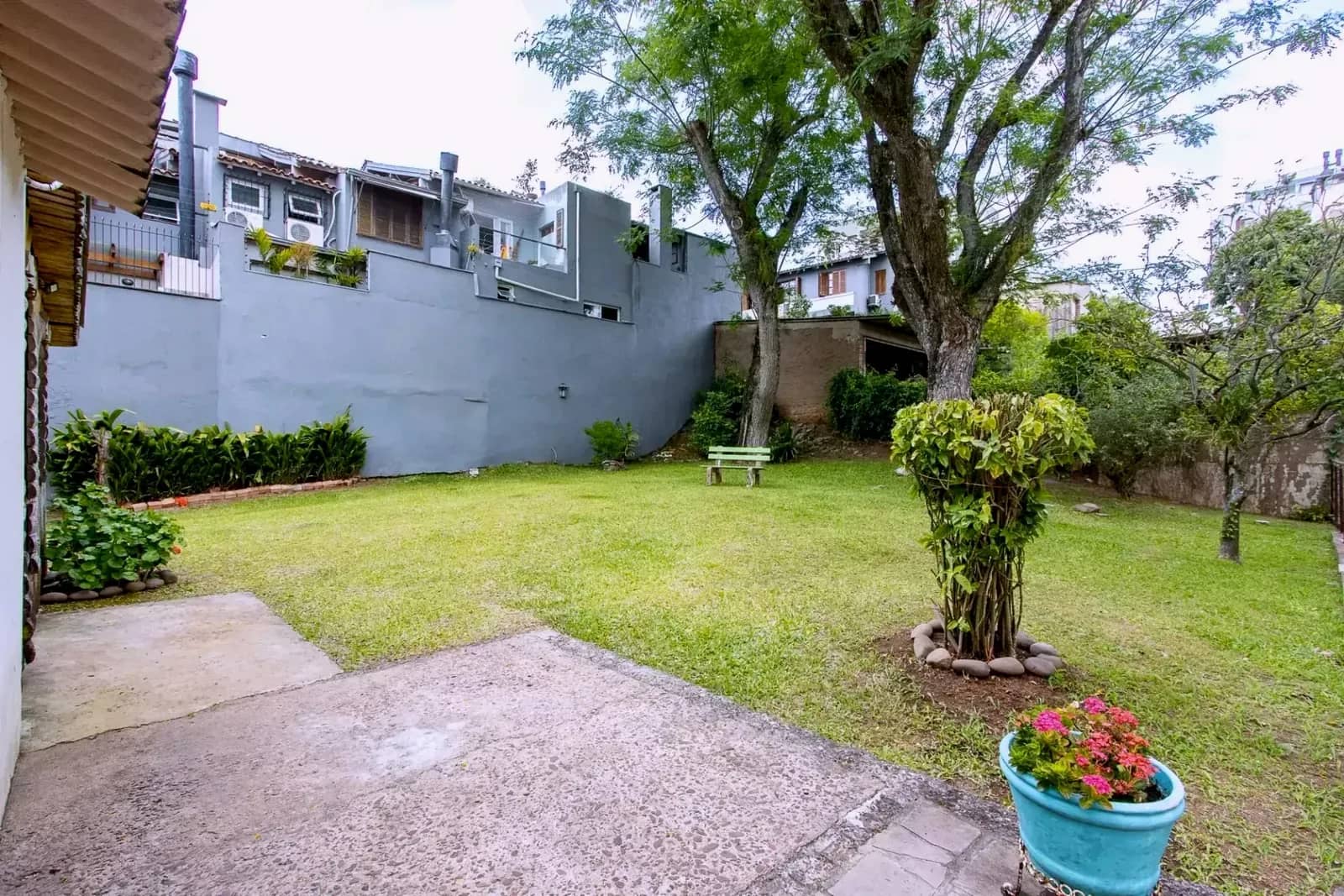 Jardim do condomínio