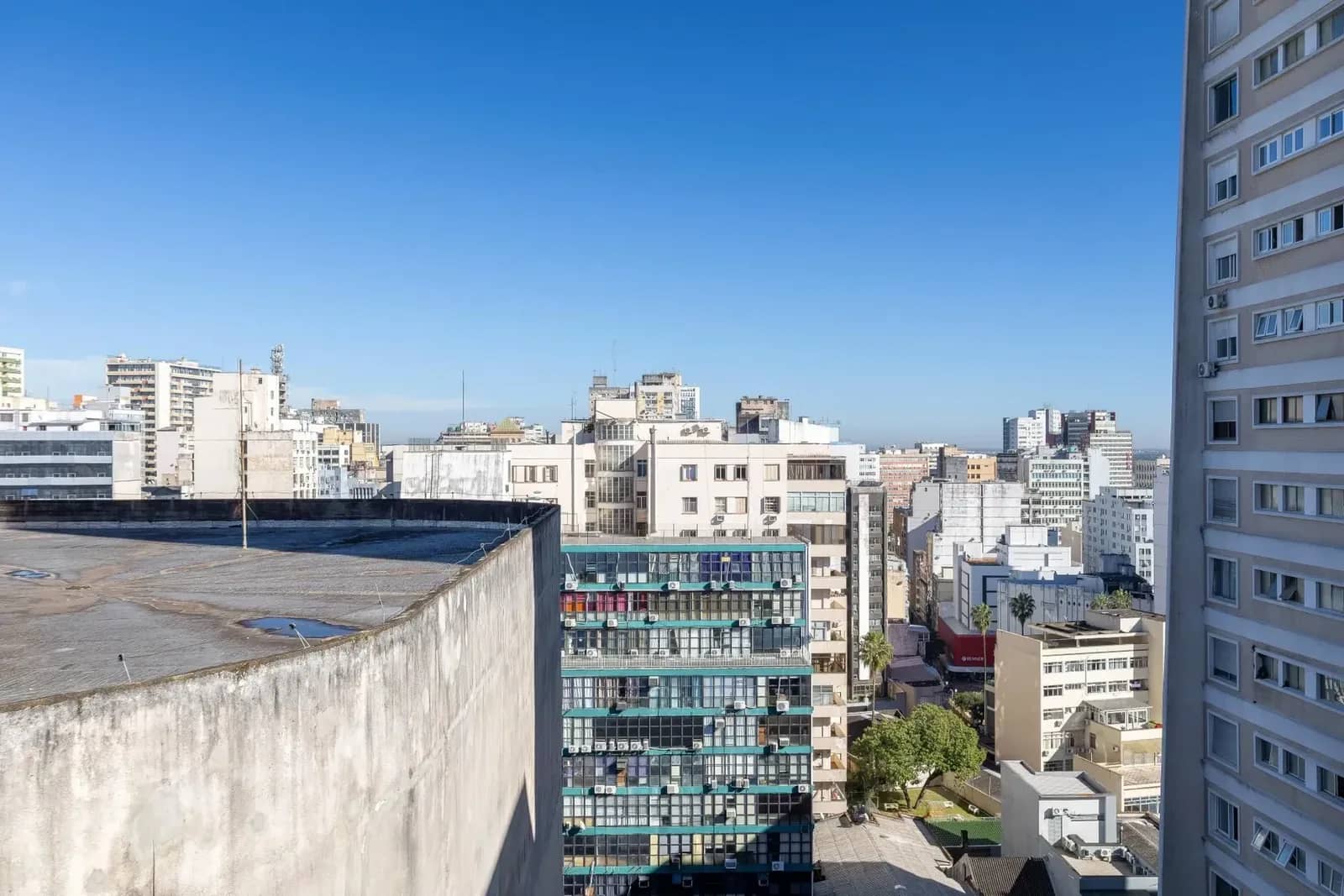Vista da cidade do andar alto