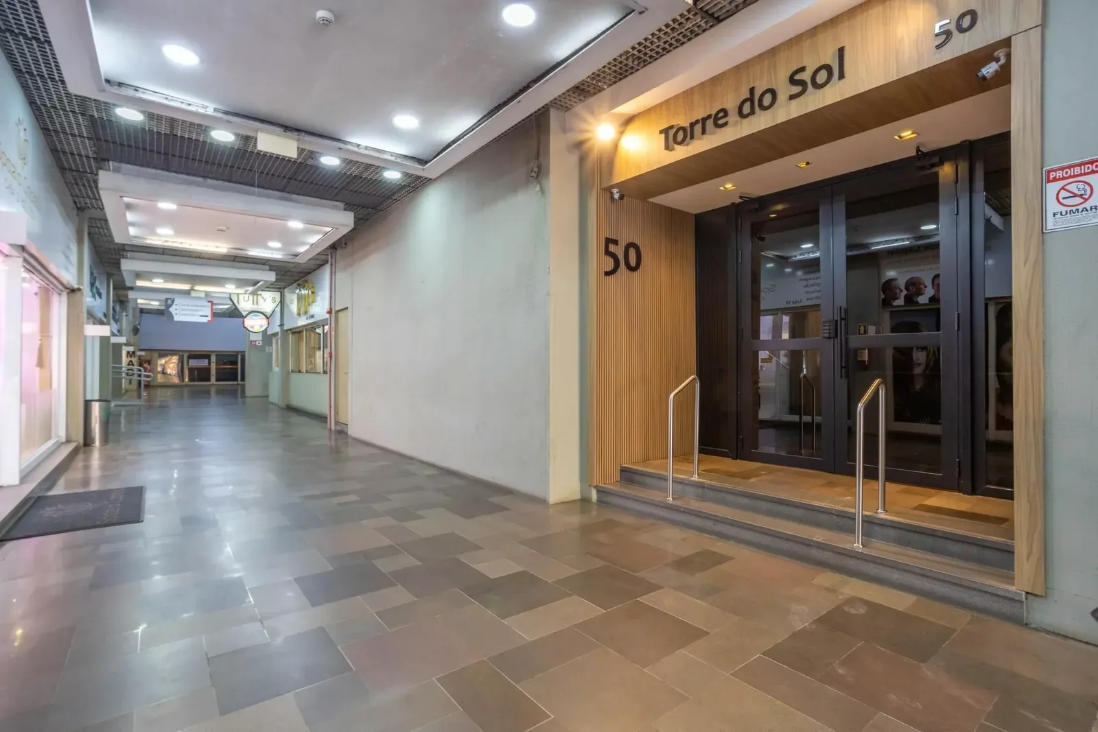Hall de entrada do prédio