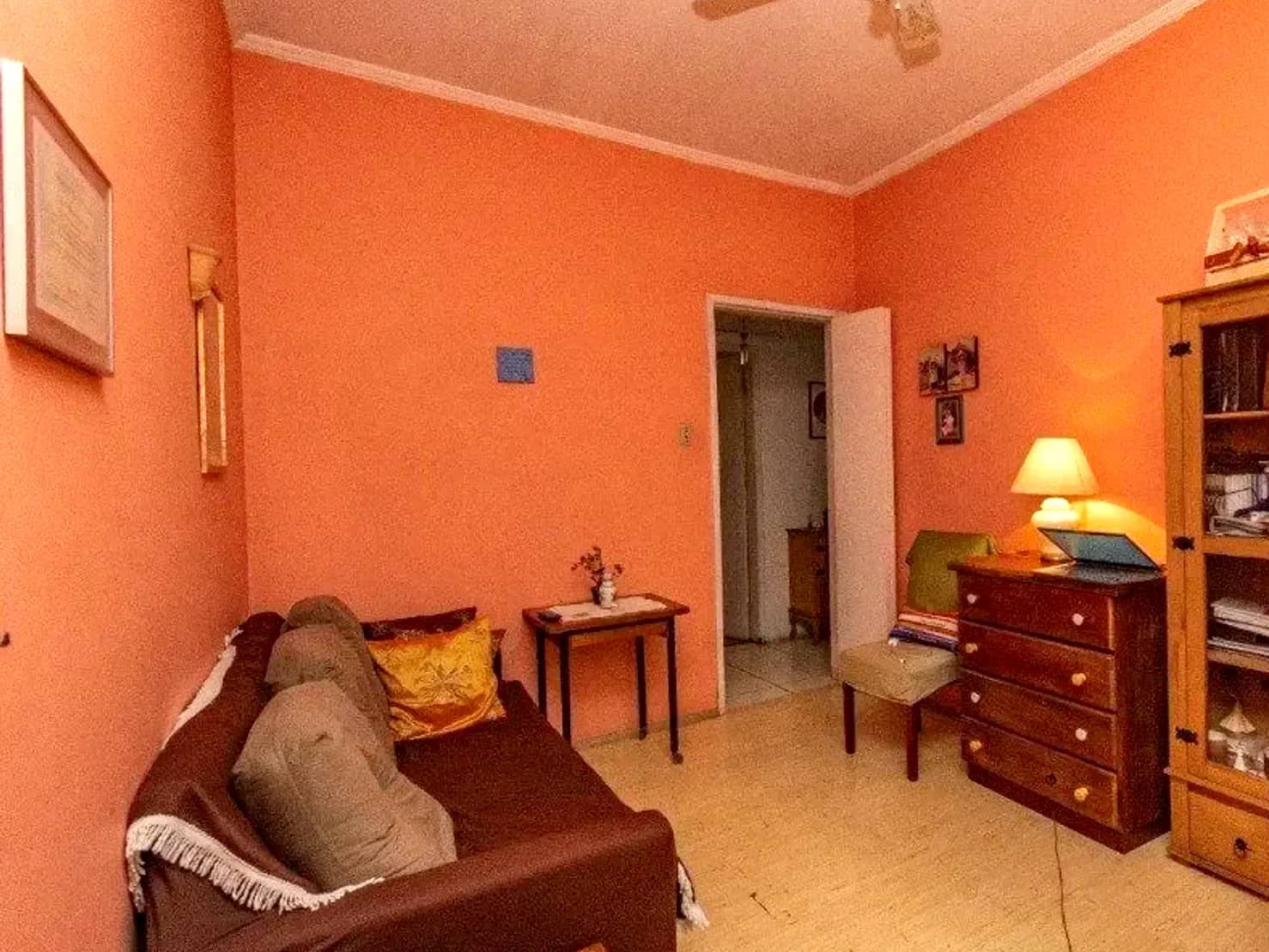 Terceiro dormitório visto da porta