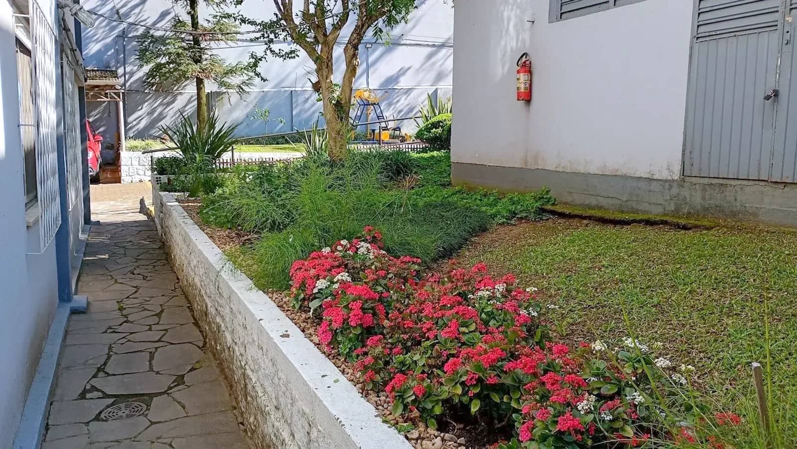 Jardim do condomínio
