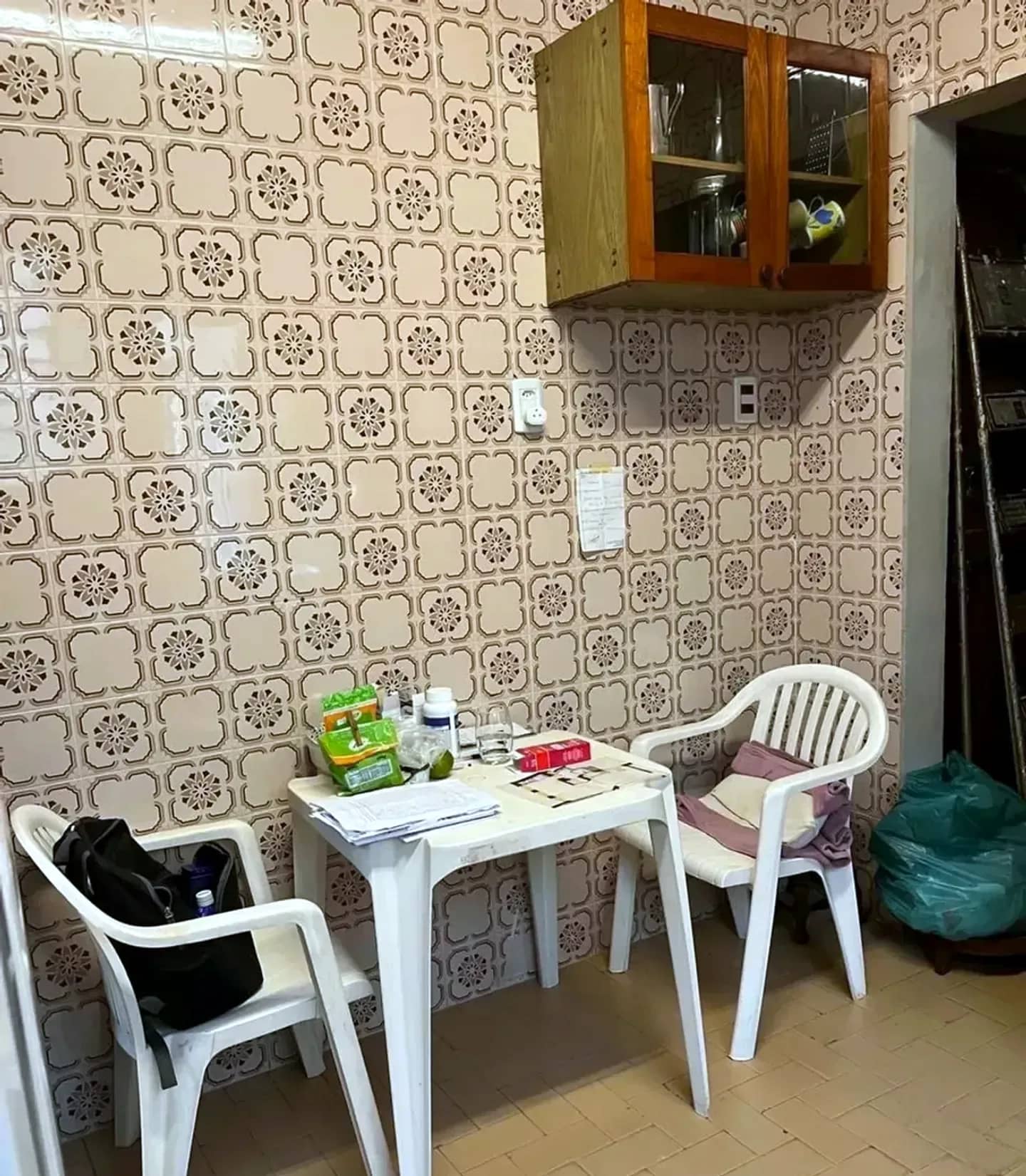 Espaço para mesa na cozinha