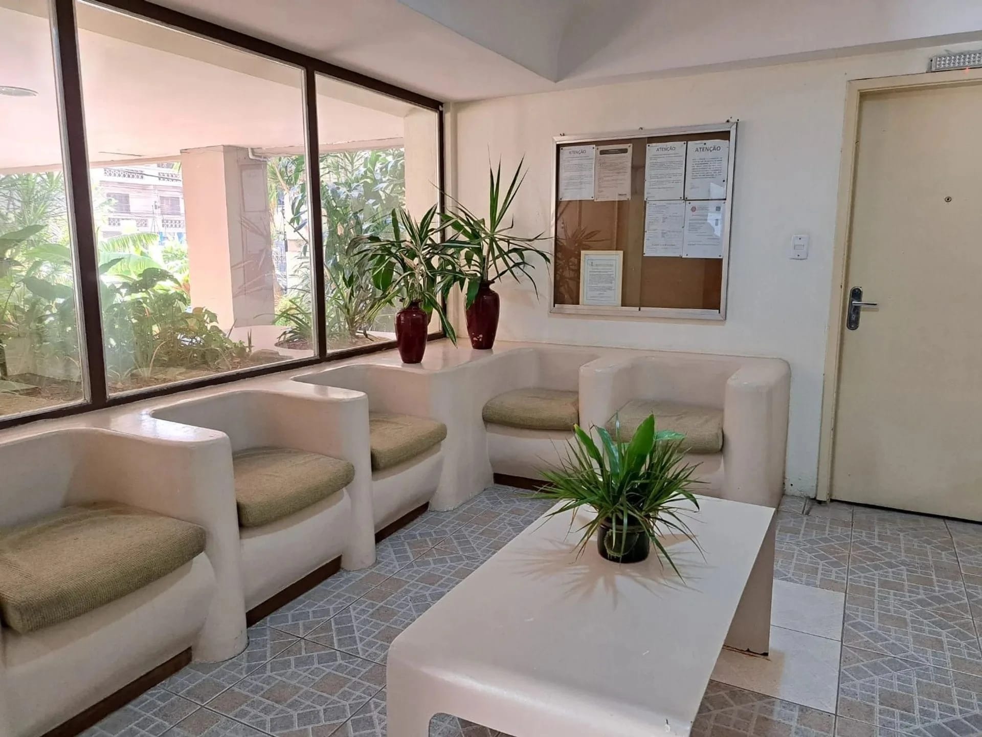 Recepção do prédio