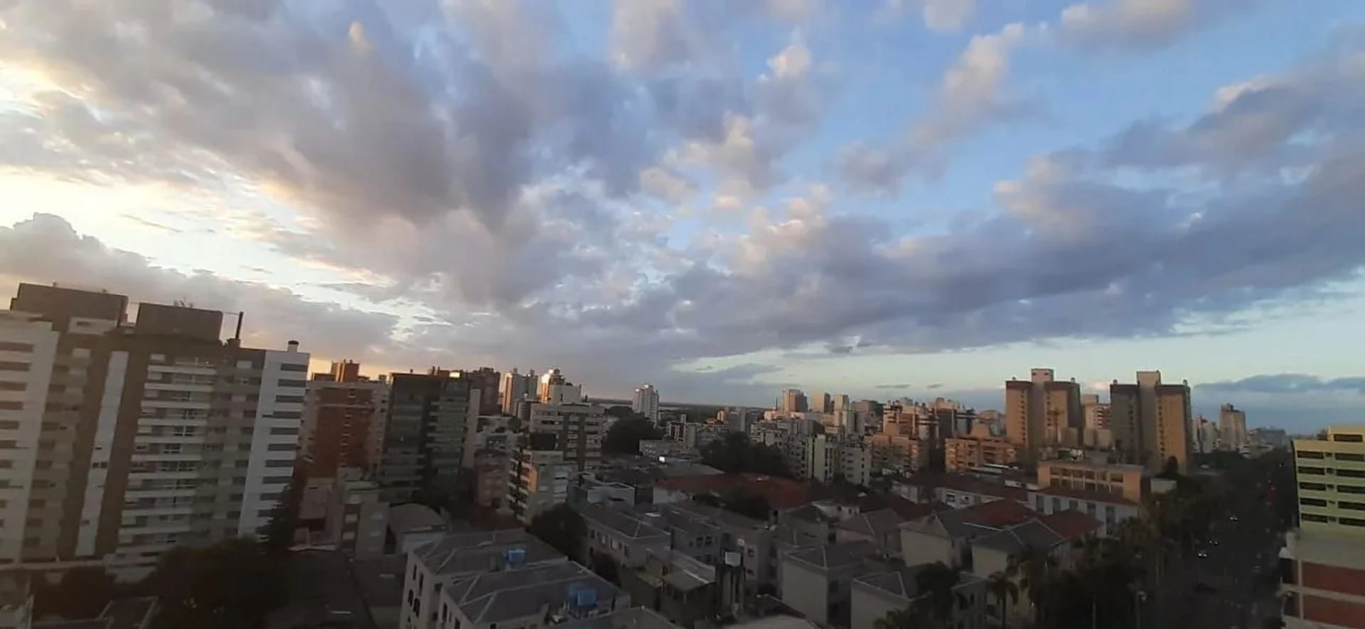 Vista da cidade do terraço