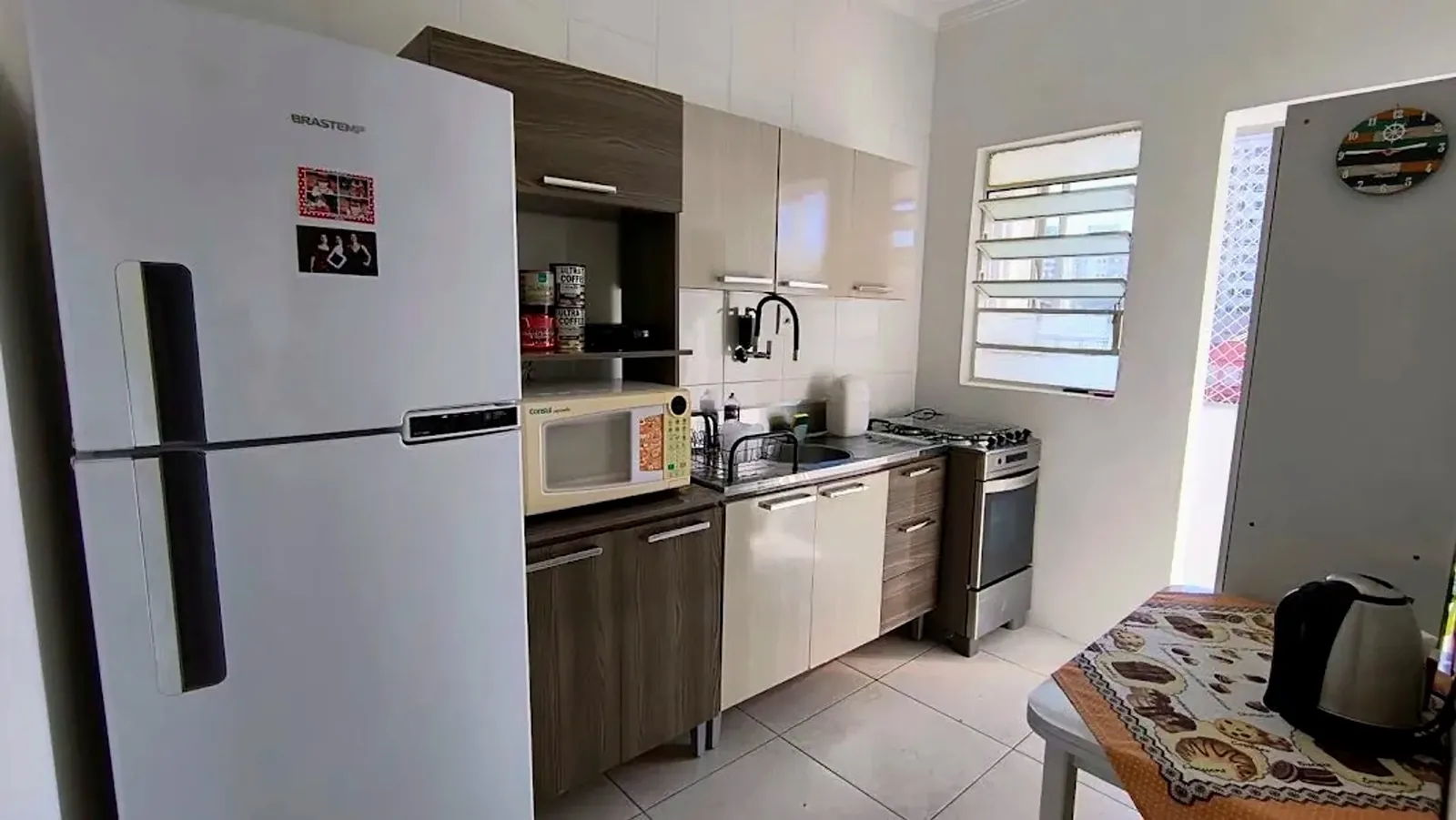 Cozinha com janelas