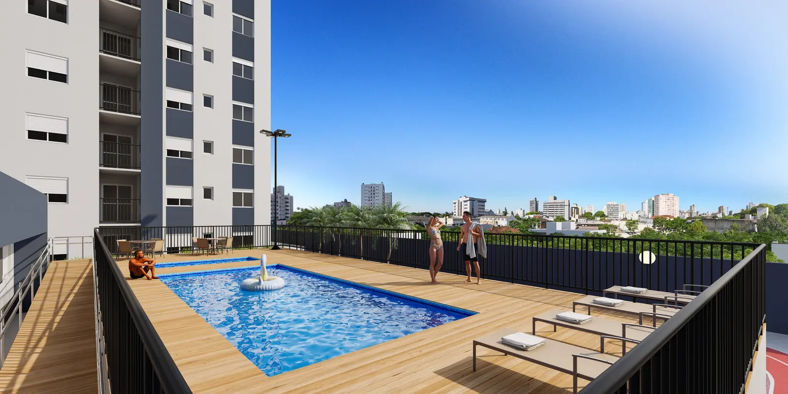 Piscina do Residencial Athena