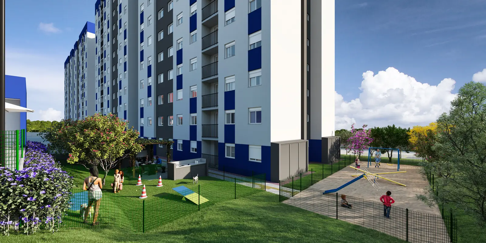 Área verde do Residencial Milão