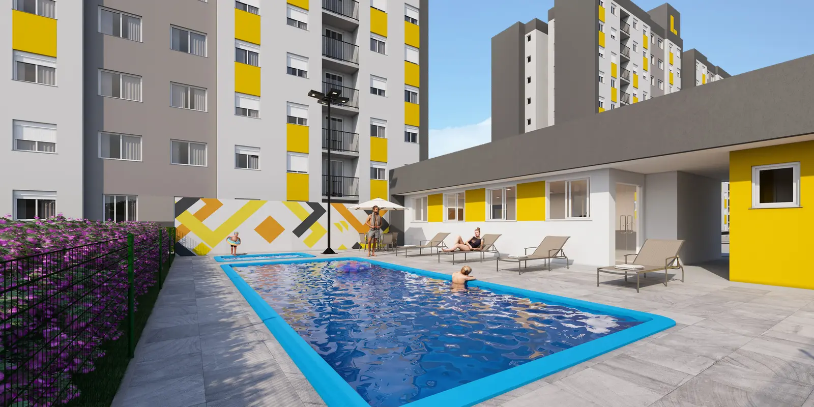 Piscina do Residencial San Diego